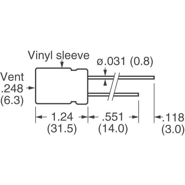 ECE-A1HN471U Panasonic Electronic Components  Aluminium-Elektrolytkondensatoren